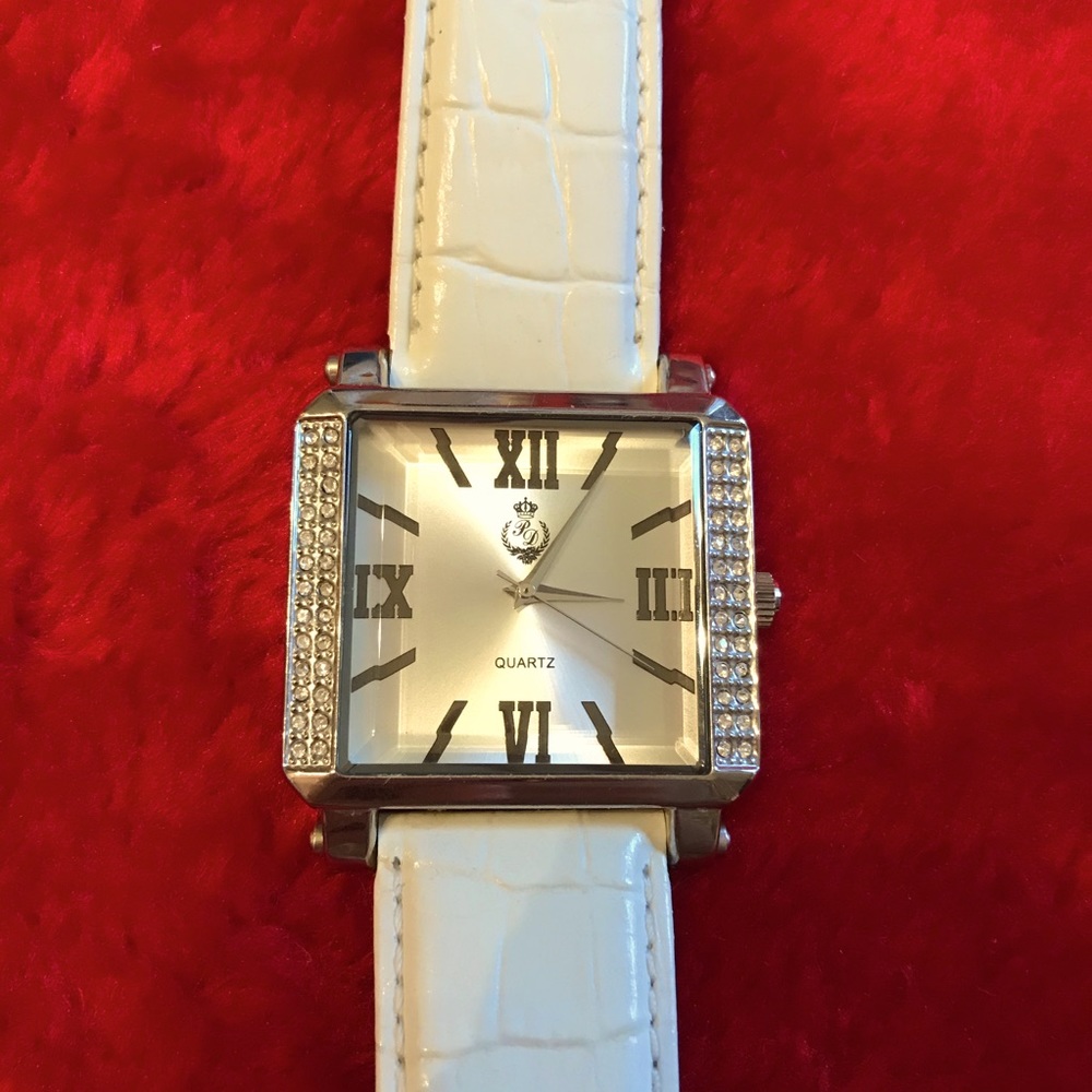 Premier Designs Crystal Accent Silver Watch